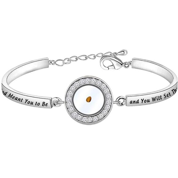 🤯5/$20🤯 Religious Gift Be Who God Wants You To Be Mustard Seed Bracelet - Picture 1 of 4